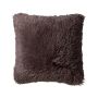 Dutch Decor Sierkussen Fluffy Donkerbruin - 45x45 cm - Afbeelding 1