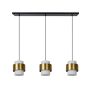 Lucide Hanglamp Firmin Goud - 3 x E27 - 110 cm breed - Afbeelding 3