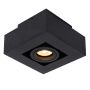 Lucide Plafondspot Xirax Zwart - GU10 - 14x14 cm - Afbeelding 4