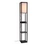 Lucide Vloerlamp Menno Zwart - E27 - 163 cm hoog - Afbeelding 1