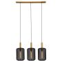 Lucide Hanglamp Corina Zwart - 3 x E27 - 90 cm breed - Afbeelding 1