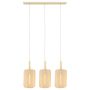 Lucide Hanglamp Corina Beige - 3 x E27 - 90 cm breed - Afbeelding 1