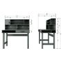 Vtwonen Bureau Stage Groen - 110x122x58 cm - Afbeelding 5