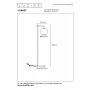 Lucide Vloerlamp Joanet Zwart - E27 - 150 cm hoog - Afbeelding 5