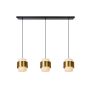 Lucide Hanglamp Firmin Goud - 3 x E27 - 110 cm breed - Afbeelding 1