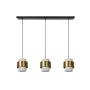 Lucide Hanglamp Firmin Goud - 3 x E27 - 110 cm breed - Afbeelding 3