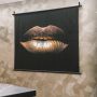 Wandkleed Glamour Kiss Goud - 146x110 cm - Afbeelding 3