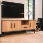 TV-meubel Batenburg Naturel - 180x65x45 cm - Afbeelding 2