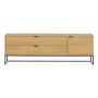 WOOOD TV-meubel Silas Naturel - 180x61x44 cm - Afbeelding 4