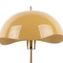 Leitmotiv Tafellamp Waved Dome Oker - E27 - 56 cm hoog - Afbeelding 3