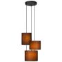 Lucide Hanglamp Maya Zwart - 3 x E27 - Ø 46 cm - Afbeelding 1