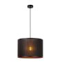 Lucide Hanglamp Tagalog Zwart - E27 - Ø 40 cm - Afbeelding 1