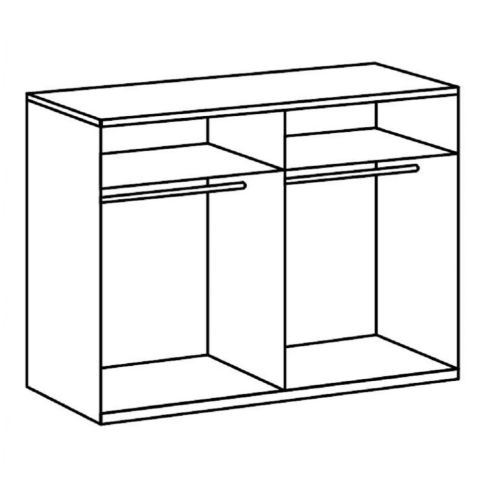 Kledingkast Aalst Donkergrijs - 225x210x65 cm - Afbeelding 9