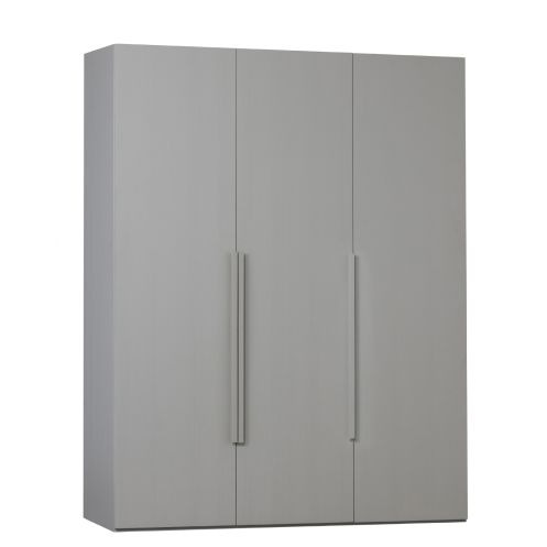 WOOOD Kledingkast Rens Grijs - 165x210x58 cm - Afbeelding 1