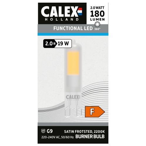 Calex Lichtbron G9 Steekfitting Wit - Afbeelding 3