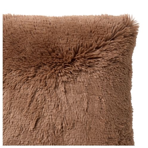 Dutch Decor Sierkussen Fluffy Bruin - 45x45 cm - Afbeelding 3