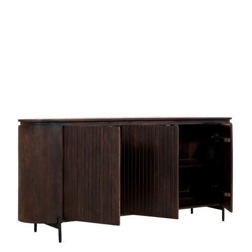 Dressoir Viktor Bruin - 180x80x40 cm - Afbeelding 3