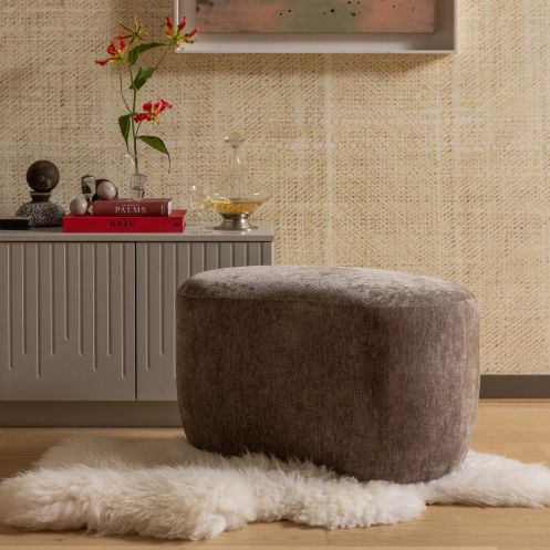 BePureHome Poef Popular Taupe - Afbeelding 2