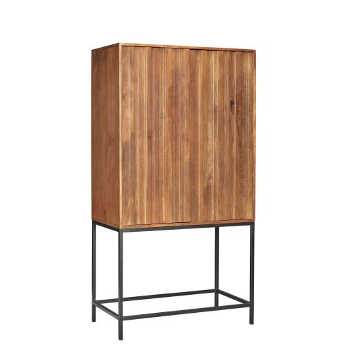 Wandkast Deinze Bruin - 85x160x45 cm - Afbeelding 1