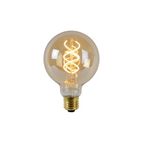 Lucide Lichtbron G95 Amber - E27 - Ø 9,5 cm - Afbeelding 2