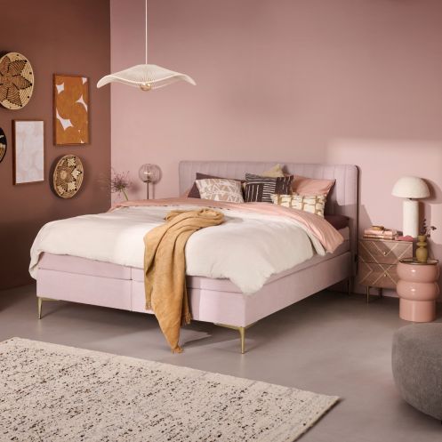 Boxspring Cinderella Roze - 180x210 cm - Afbeelding 2