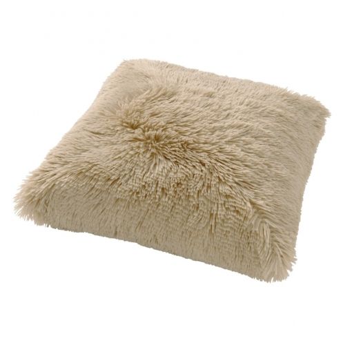 Dutch Decor Sierkussen Fluffy Taupe - 45x45 cm - Afbeelding 3