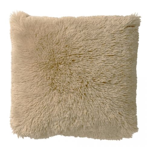 Dutch Decor Sierkussen Fluffy Taupe - 60x60 cm - Afbeelding 1