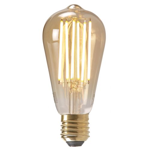 Calex Lichtbron E27 Rustieklamp Goud - Afbeelding 1