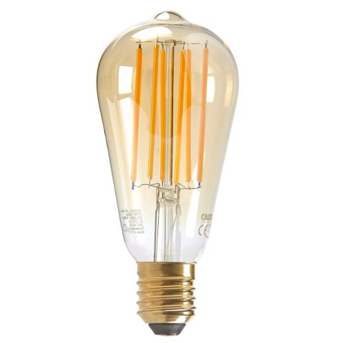 Calex Lichtbron E27 Rustieklamp Goud - Afbeelding 3