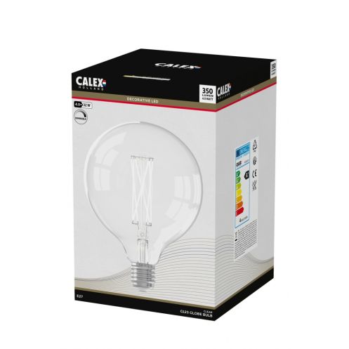 Calex Lichtbron E27 Globelamp Transparant - Afbeelding 4