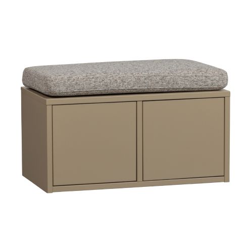 WOOOD Kistbank Turner Beige - 80x47x44 cm - Afbeelding 1