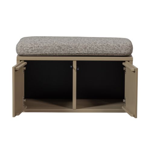 WOOOD Kistbank Turner Beige - 80x47x44 cm - Afbeelding 3