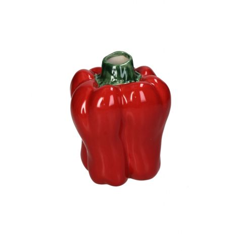 Vaas Bell Pepper Rood - 12 cm hoog - Afbeelding 3