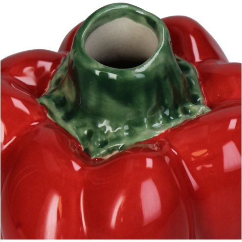 Vaas Bell Pepper Rood - 12 cm hoog - Afbeelding 5