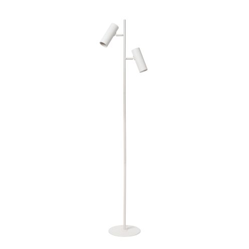 Lucide Vloerlamp Clubs Wit - 2 x GU10 - 140 cm hoog - Afbeelding 3