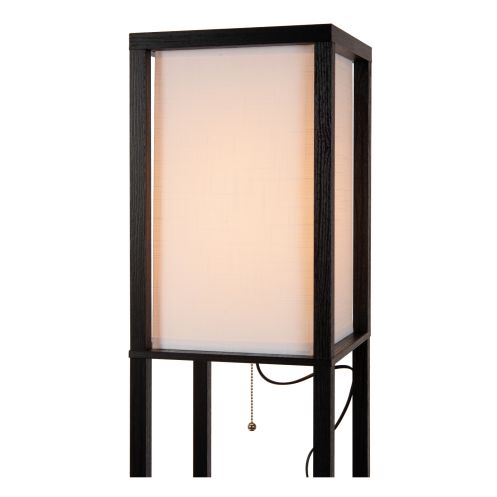 Lucide Vloerlamp Menno Zwart - E27 - 163 cm hoog - Afbeelding 4