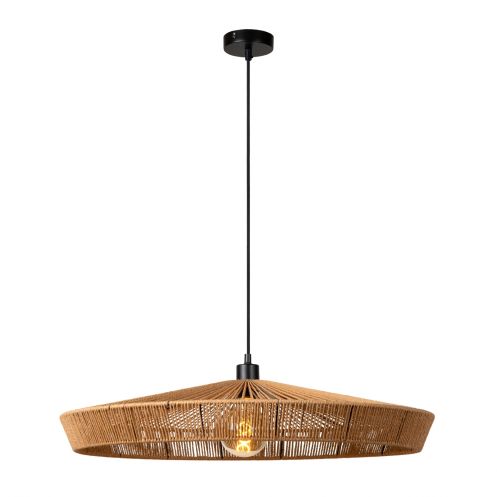 Lucide Hanglamp Yunkai Naturel - E27 - Ø 70 cm - Afbeelding 1