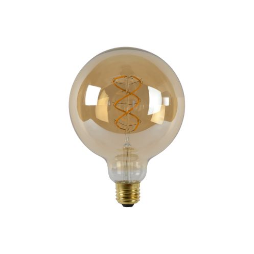 Lucide Lichtbron G125 Amber - E27 - Ø 12,5 cm - Afbeelding 3