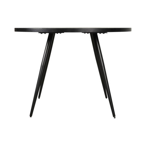 Eettafel Helsinge Zwart - Ø 110 cm - Afbeelding 5