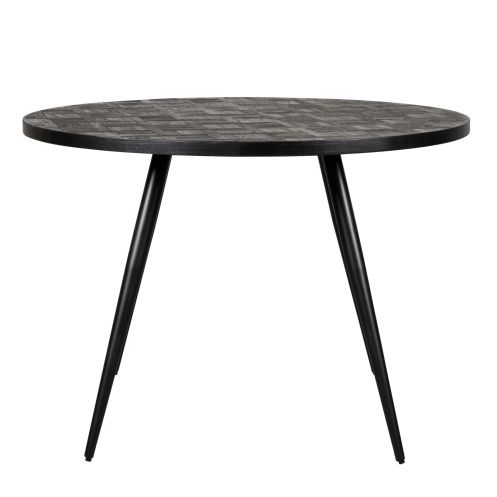 Eettafel Helsinge Zwart - Ø 130 cm - Afbeelding 3