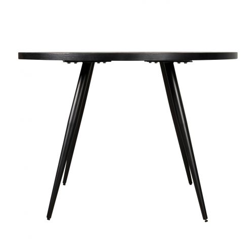 Eettafel Helsinge Zwart - Ø 130 cm - Afbeelding 5