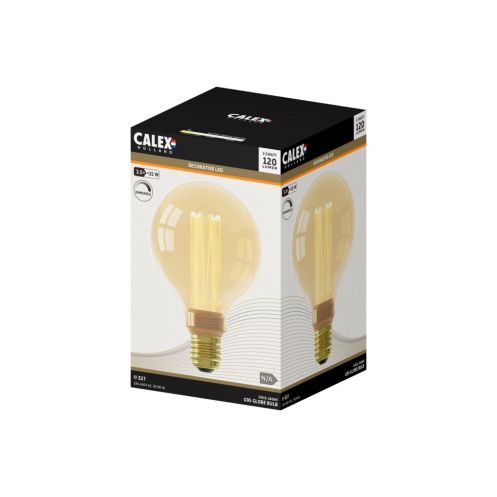 Calex Lichtbron E27 Globelamp Goud - Afbeelding 3