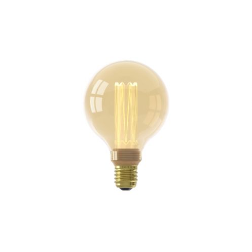 Calex Lichtbron E27 Globelamp Goud - Afbeelding 1