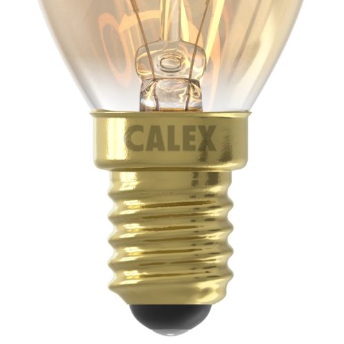 Calex Lichtbron E14 Kaarslamp Goud - Afbeelding 4