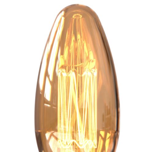 Calex Lichtbron E14 Kaarslamp Goud - Afbeelding 3