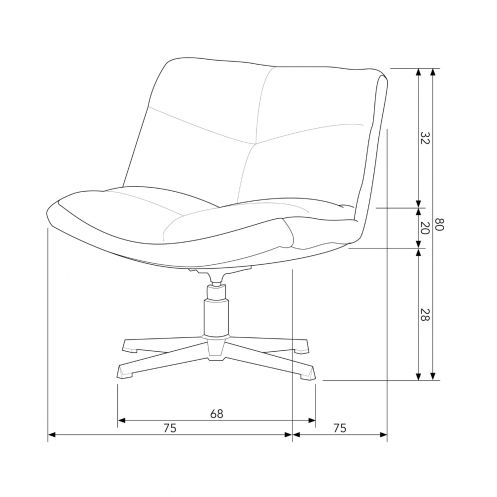 Fauteuil Vinny Naturel - Afbeelding 9