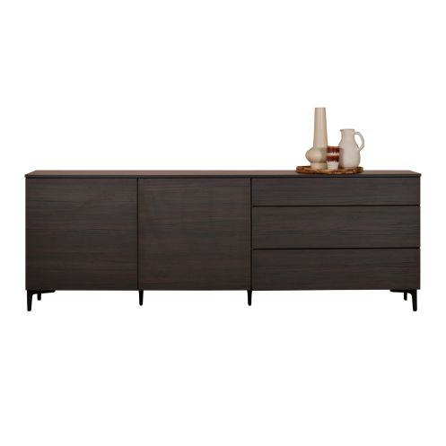 Dressoir Sagres Bruin - 210x72x41 cm - Afbeelding 3