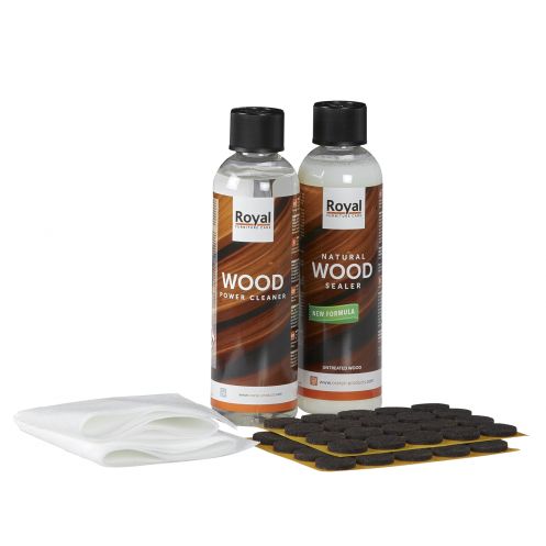 Onderhoudsmiddel Wood Care Kit - Onbehandeld Hout - Afbeelding 2