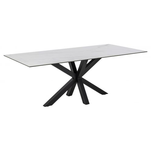 Eettafel Vikten Wit - 200x100 cm - Afbeelding 1