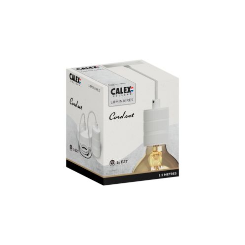 Calex Hanglamp Retro Wit - E27 - 150 cm hoog - Afbeelding 4